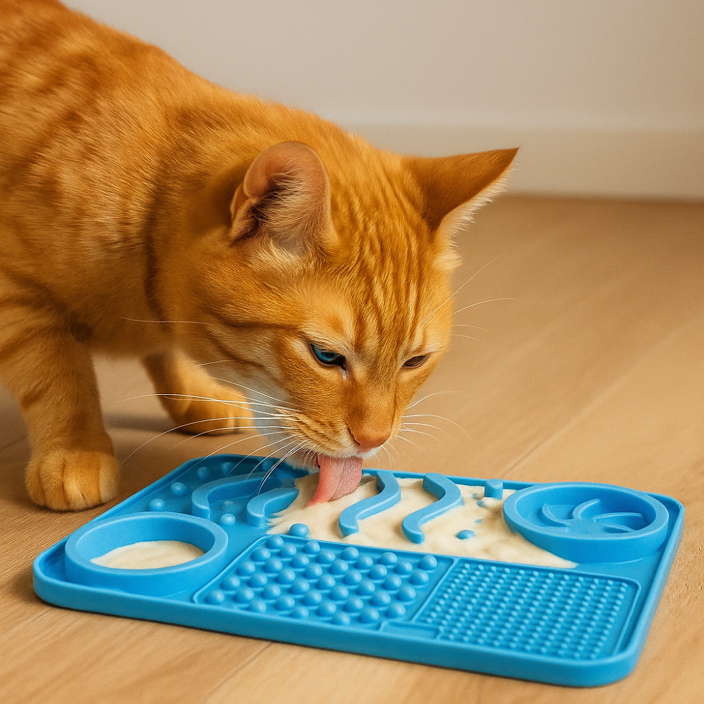 4 in 1 Snuffel- en Likmat met Slowfeeder