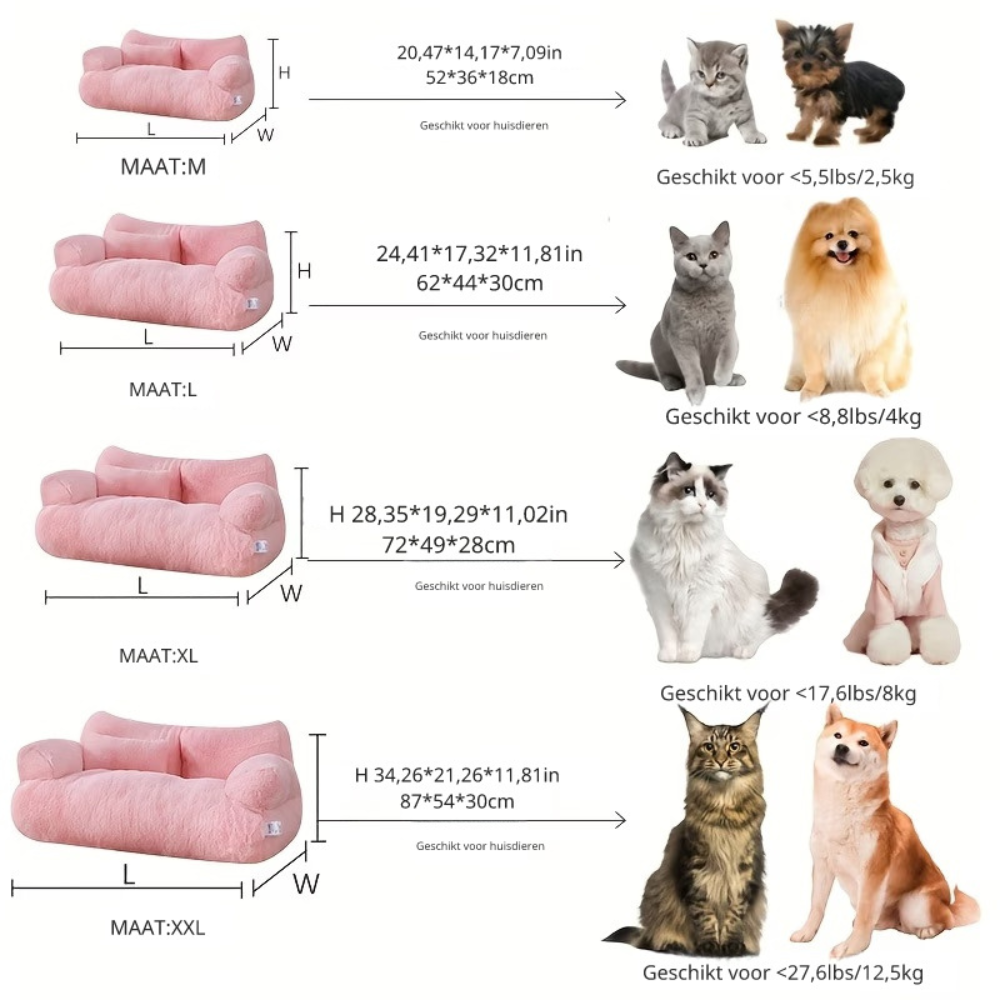 Luxe Honden en Katten Slaapbank