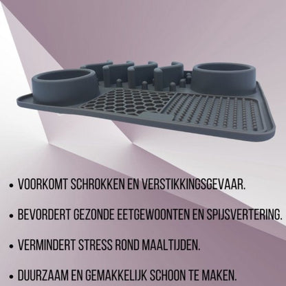 4 in 1 Snuffel- en Likmat met Slowfeeder