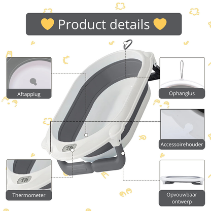 Opvouwbare badkuip voor huisdieren