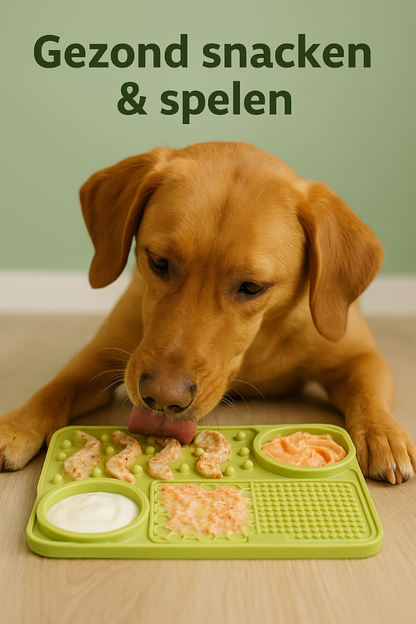 4 in 1 Snuffel- en Likmat met Slowfeeder