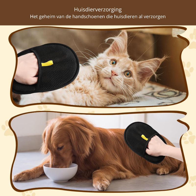 Huisdier Ontharings-                      handschoen