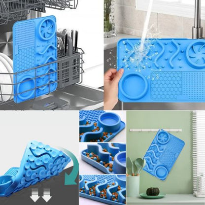 4 in 1 Snuffel- en Likmat met Slowfeeder