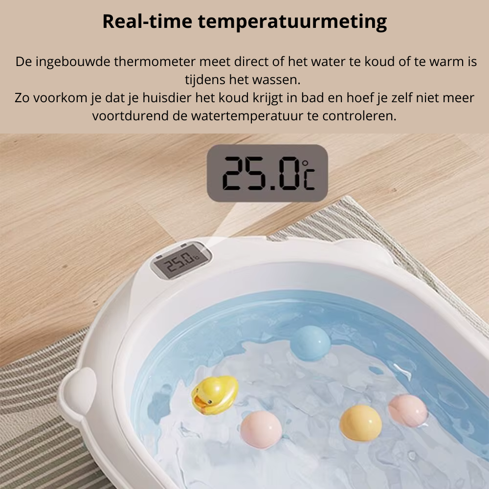 Opvouwbare badkuip voor huisdieren