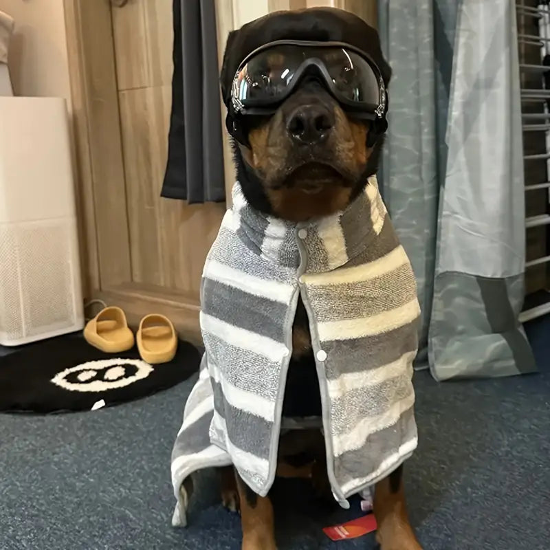 Sneldrogende handdoekjas voor je huisdier